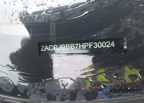 2017 Jeep Renegade Latitude 4X4 из США, поврежденный, VIN ZACCJBBB7HPF30024